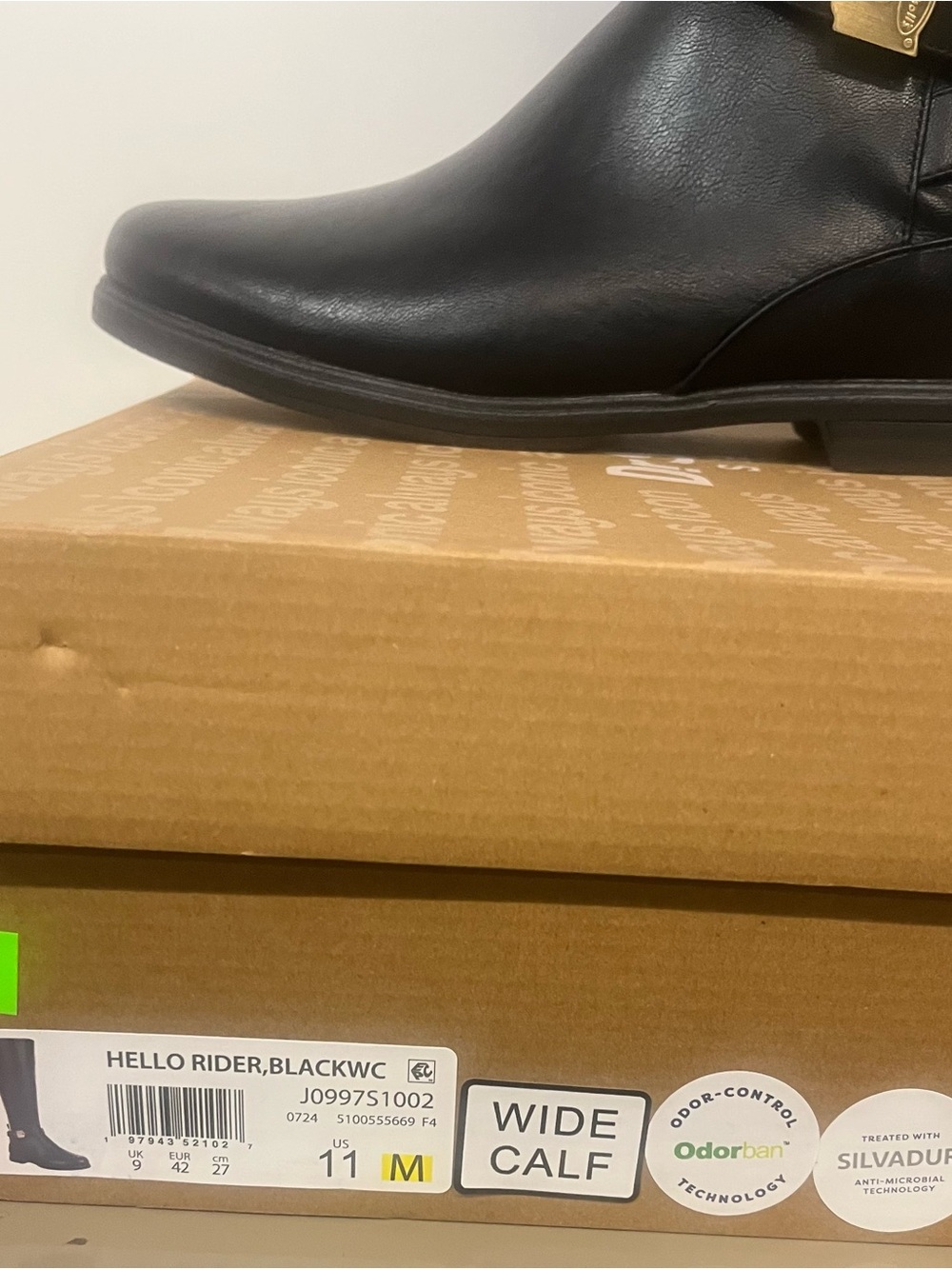 Dr. Scholl's Black Over-the-Knee Wide-Calf Boots